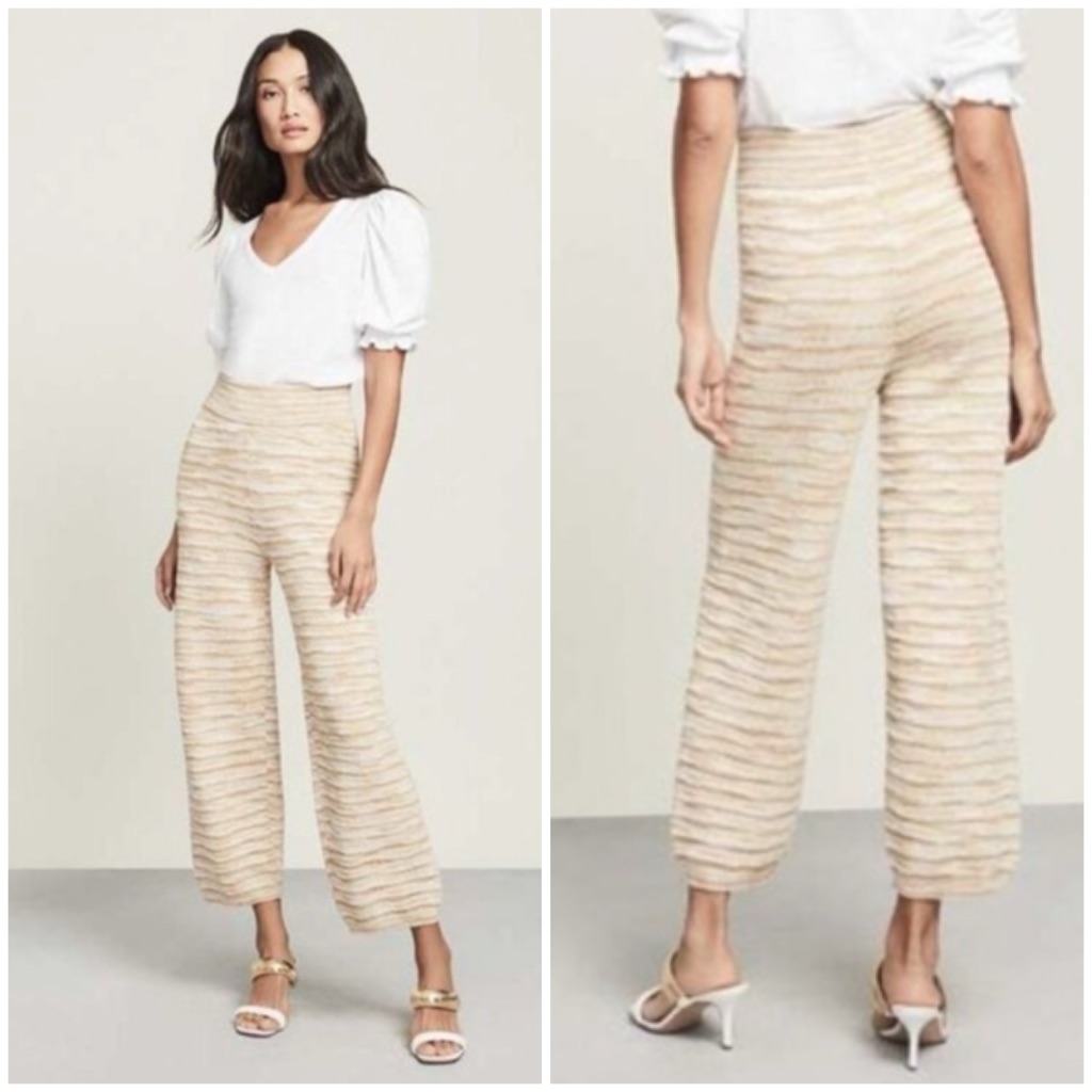 Veronica Beard Len Knit Pants Size M